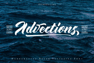 Advectionz: A Playful Script Font for Creative Projects