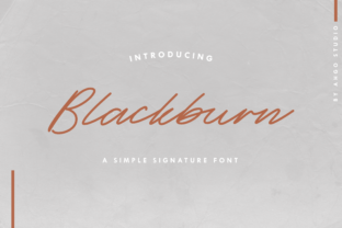Blackburn: A Script Font That Elevates Your Brand’s Visual Identity