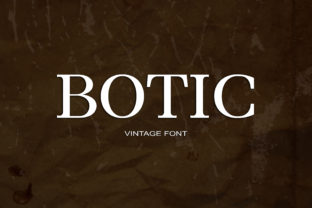 Botic: A Serif Font for Timeless Editorial Design