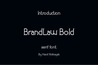 Brandlaw Bold: A Serif Font for Elegant Branding