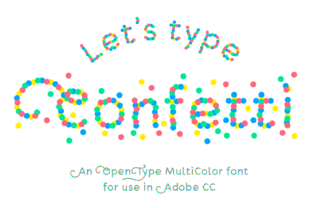 Confetti: A Vibrant Font for Digital Branding and Web Design