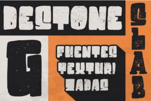 Destone: A Bold Slab Serif Font for Creative Product Design