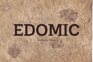 Edomic: A Serif Font That Elevates Handmade Design