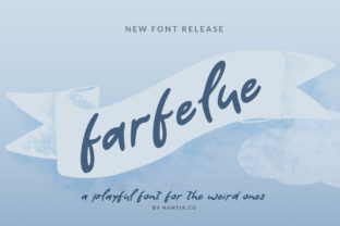Farfelue: A Modern Handwritten Font for Editorial Design