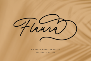 Flaura: A Script Font for Elegant Editorial Design