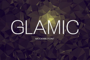 Glamic: A Versatile Sans Serif Font for Creative Product Design