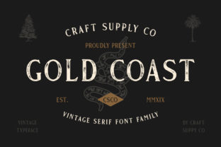 Gold Coast: A Timeless Serif Font for Every Branding Project