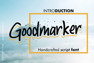 Goodmarker: A Playful Script Font for Creative Branding