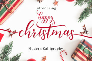 Happy Christmas Script: A Festive Font for Handmade Holiday Magic