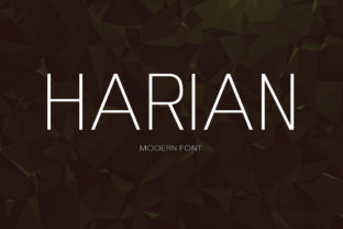 Harian: A Bold Sans Serif Font for Editorial Design