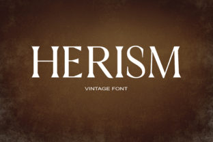 Herism: A Serif Font That Elevates Every Craft Project