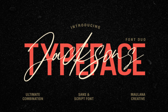 Jacksons Duo: A Script Handwritten Font for Creative Branding