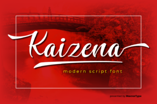 Kaizena: A Bold Script Font for Creative Designers