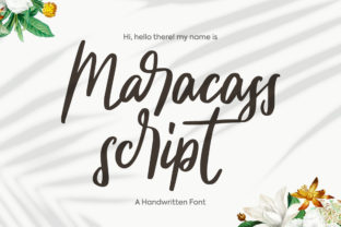 Maracass Script: A Font for Creative Crafters and Handmade Sellers