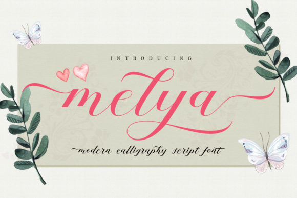 Melya Script Font for Editorial Design and Creative Publishing