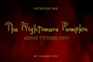 Nightimare Pumpkin: A Halloween Font That Screams