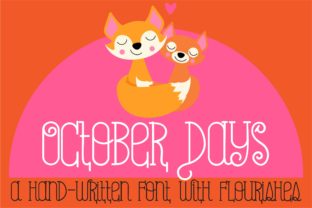 October Days: A Script Font That Breathes Autumn Into Branding