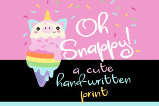 Oh Snappy: A Playful Script Font for Modern Web Design