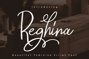 Reghina: A Script Font for Creative Crafters and Designers