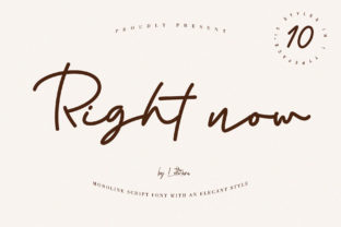 Right Now: The Script Font That Elevates Digital Branding