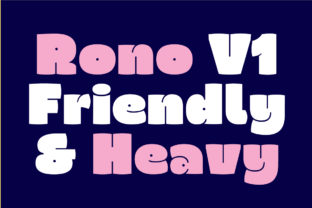 Rono: A Funky Sans Serif Font for Creative Branding