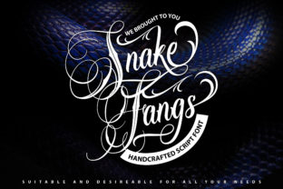 SnakeFangs: A Script Font That Adds Personality to Branding