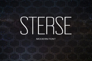 Sterse: A Versatile Sans Serif Font for Campaign Design