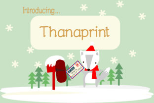 Thanaprint: A Warm Serif Font for Creative Projects