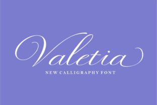 Valetia: A Romantic Script Font for Creative Branding