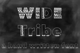 Wide Tribe: The Script Handwritten Font That Elevates Your Brand