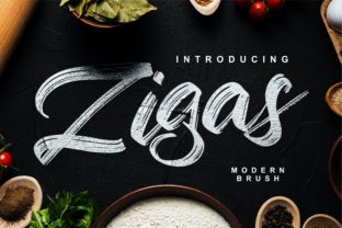 Zigas: A Versatile Script Handwritten Font for Modern Branding